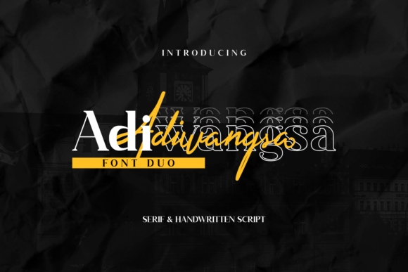 Adiwangsa: A Stylish Serif Font for Modern Editorial Design
