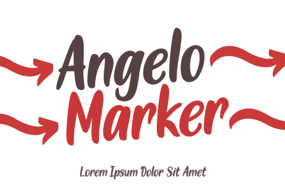 Angelo Marker: The Brushed Handwritten Font for Authentic Brand Identity