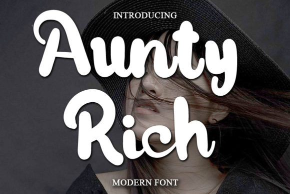 Aunty Rich: The Sweet Handwritten Font for Authentic Brand Identity