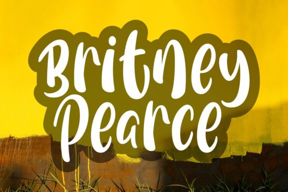 Britney Pearce: A Handwritten Font for Modern Web Design