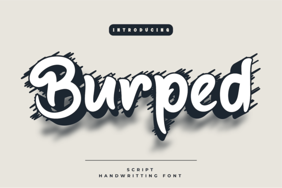 Burped Font Review: A Handwritten Brush Script for Bold Brand Identities