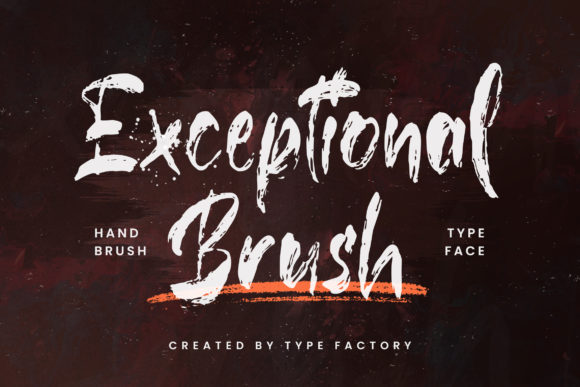 Exceptional Brush Typeface: Elevate Your Brand’s Visual Identity