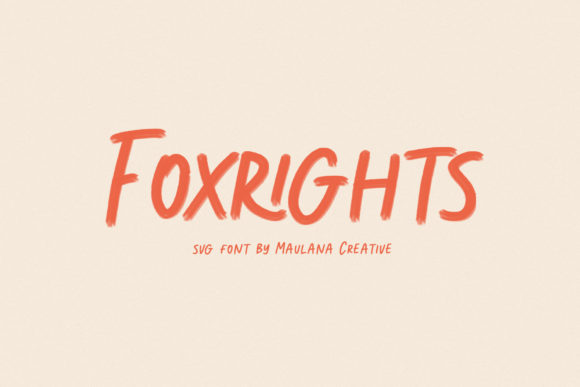 Foxrights Typeface: Adding Handwritten Personality to Modern Web Design