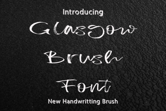 Glasgow Brush: A Fresh Handwritten Font for Modern Branding