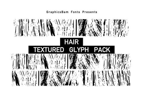 Hair Textured Glyphs: A Brushed Typeface for Handmade Branding