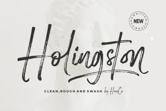 Holingston: The Handwritten Font for Authentic Brand Identity