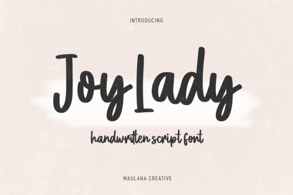 Joylady: A Designer’s Honest Take on This Script Handwritten Typeface