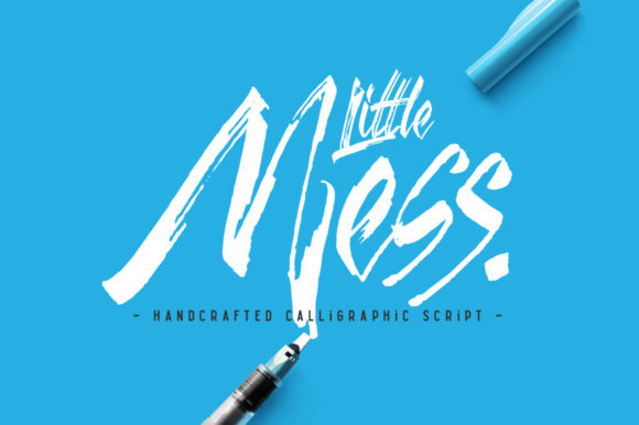 Little Mess Typeface Review: Urban Handwritten Font for Brand Identity