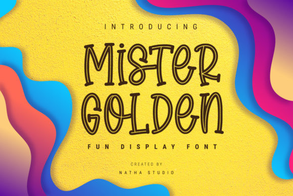 Mister Golden: A Playful Serif for Modern Campaign Design