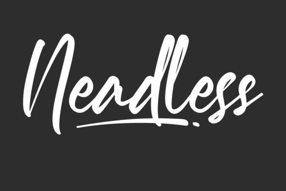 Neadless: A Refined Script Handwritten Font for Editorial Design