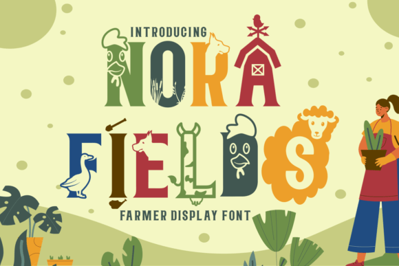 Nora Fields: The Rustic Display Font for Handmade Brands