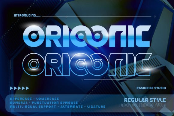 Orioonic: The Futuristic Y2K Font That Upgrades Your Brand Identity