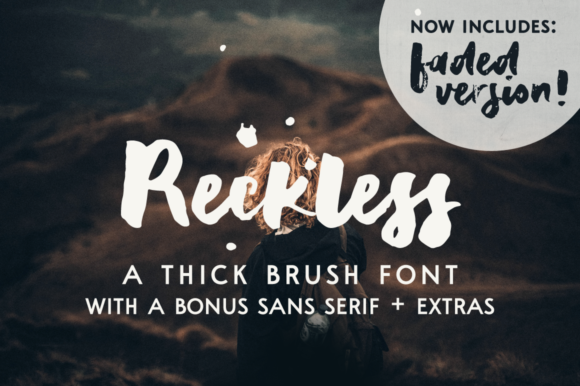 Reckless: The Bold Handwritten Typeface for Editorial Impact