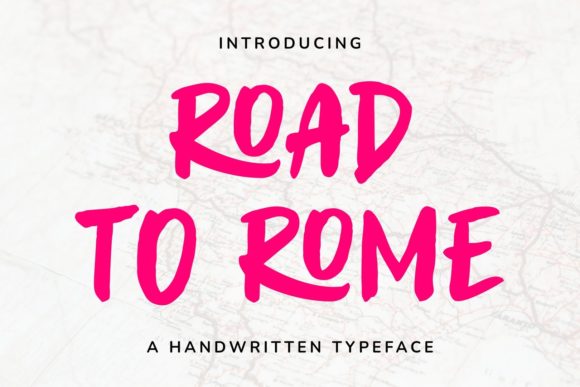 Road to Rome: A Handwritten Typeface for Clearer Campaign Messaging