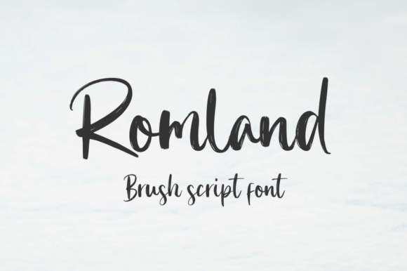 Romland Typeface: A Handwritten Script for Authentic Branding