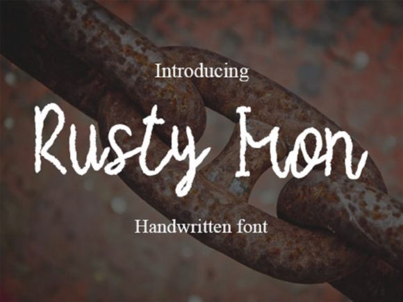 Rusty Iron: A Handwritten Font for Authentic Digital Branding