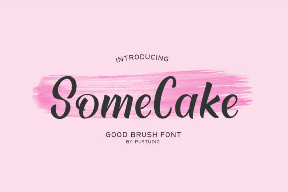 Some Cake: A Handwritten Typeface for Editorial Design