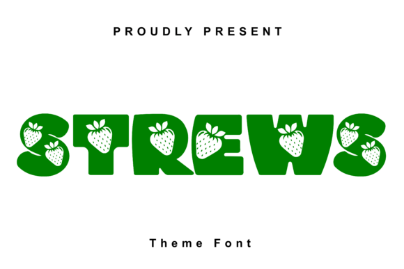 Strews: The Whimsical Typeface That Brings Childhood Charm to Brand Identity