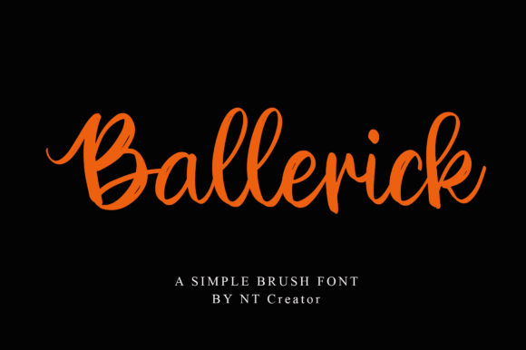 Upgrade Your Brand Identity With Ballerick Script Handwritten Font