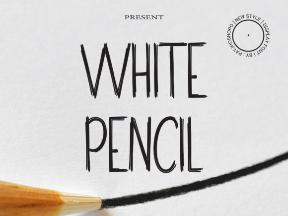 White Pencil Typeface: A Designer’s Take on Brushed Handwritten Fonts