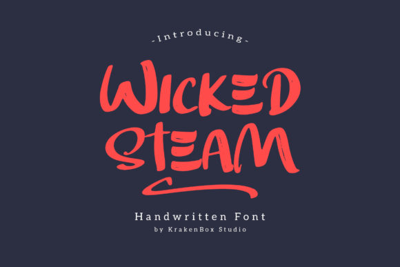 Wicked Steam: The Script Handwritten Font for Scroll-Stopping Visuals