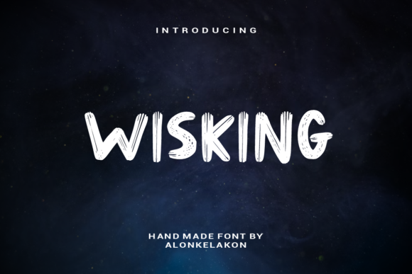Wisking: A Brushed Handwritten Font for Authentic Brand Identity
